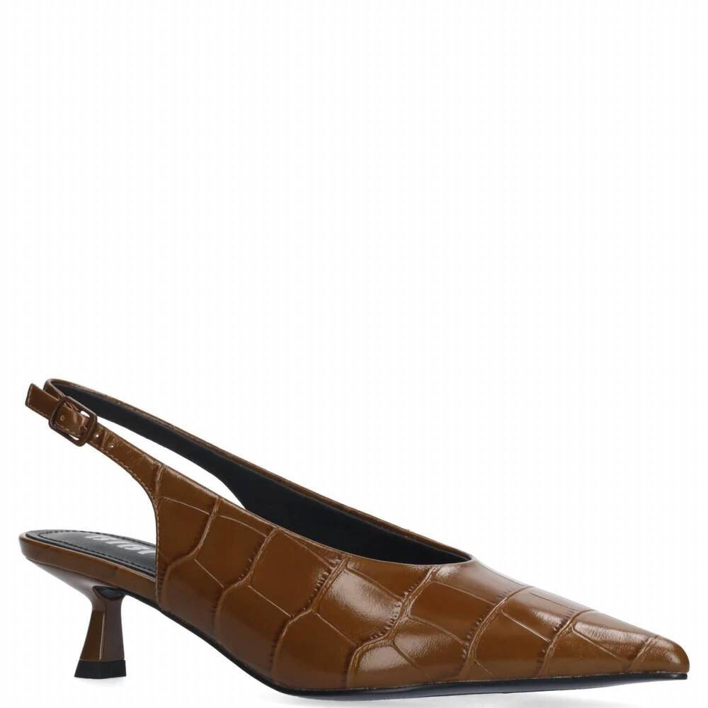 NEW BIBI LOU women's tiare pump in brown